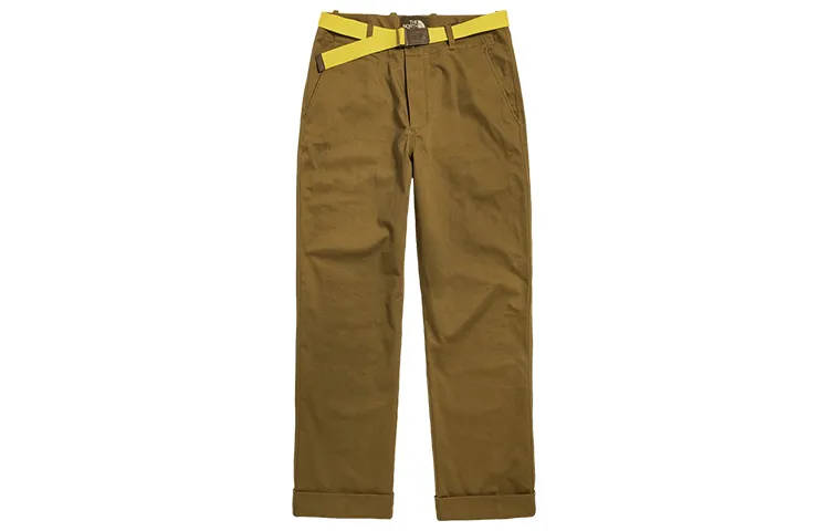 THE NORTH FACE Casual Pants Men's Brown Moderate Straight Fit Pants