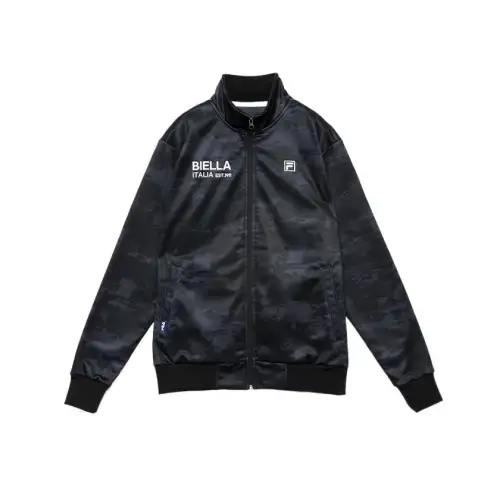 FILA Jackets Men's Black Baseball Collar Moderate Other