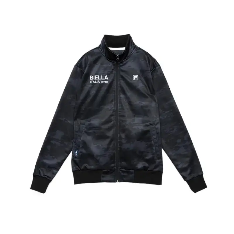 FILA Jackets Men's Black Baseball Collar Moderate Other