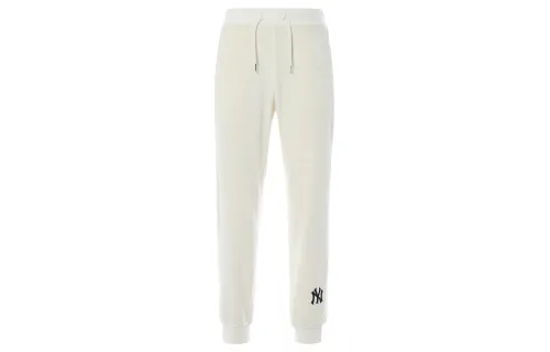 MLB Velvet swan, white trousers for training for men and women