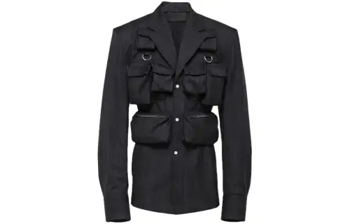 PRADA SS24 Jackets & Coats Men's Blue