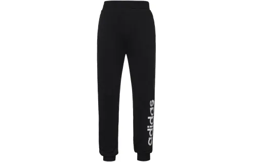 Adidas Neo Knitted Sweatpants Men's Black Moderate Cuffed Pants