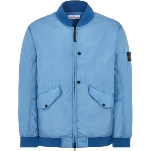 STONE ISLAND Zipped Bomber Jacket