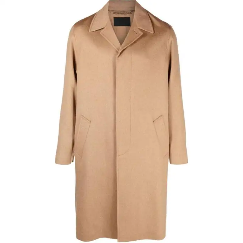 PRADA Single breasted Midi Coat