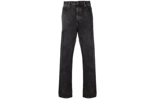 DIESEL Jeans Men's Black Moderate Straight Fit Pants