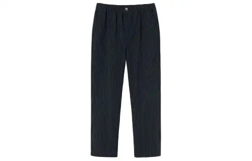 Stussy Casual Pants Unisex Blue Moderate Straight Fit Pants