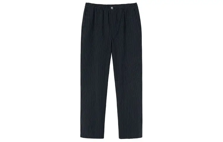 Stussy Casual Pants Unisex Blue Moderate Straight Fit Pants
