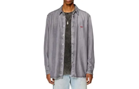 DIESEL Jackets & Coats Men's Gray