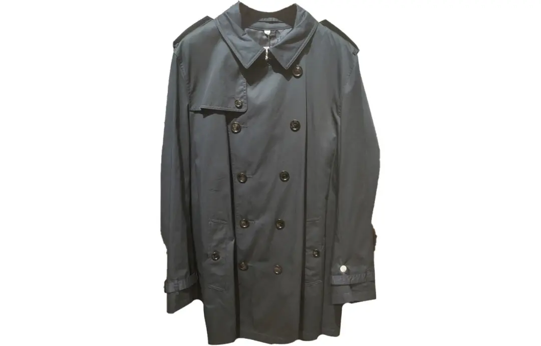 Burberry Trench Coat Men's Navy Blue