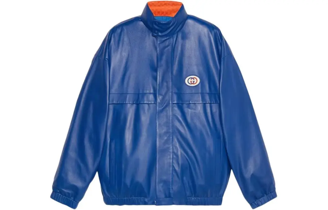 GUCCI Reversible Interlocking G Leather Jacket