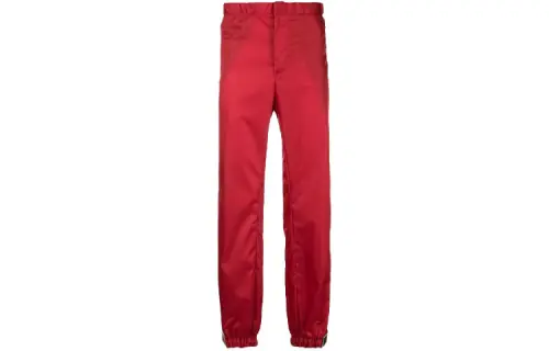 PRADA SS21 Casual Pants Men's Red