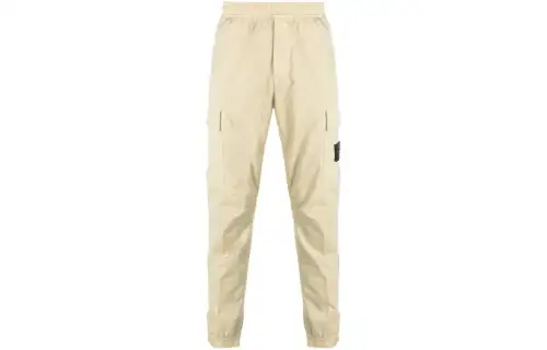 STONE ISLAND Cargo Pants Men's Beige Moderate