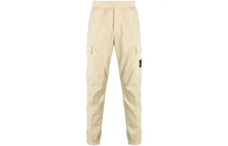 STONE ISLAND Cargo Pants Men's Beige Moderate