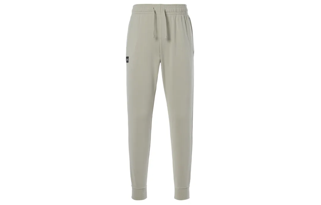 Under Armour Knitted Sweatpants Men's Tea Brown Thickened Cuffed Pants