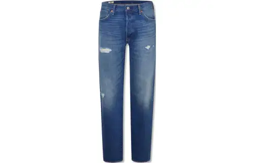 Levis 501 Jeans 150th Anniversary Jeans Men's Blue Moderate Straight Fit Pants