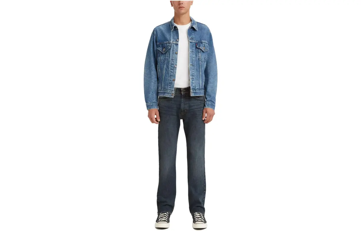 Levi's Jeans Men's Dark Blue Moderate Straight Fit Pants