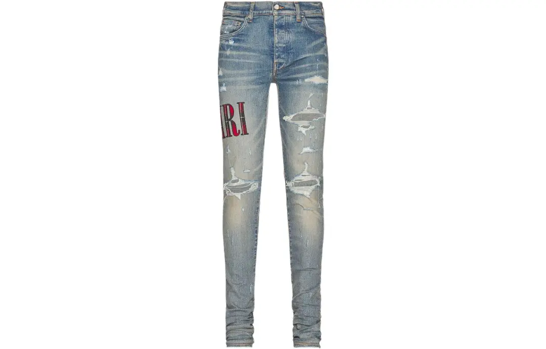 AMIRI Jeans Men's Blue Moderate Slim Fit Pants