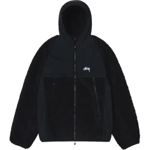 Stussy Sherpa Paneled Hooded Jacket