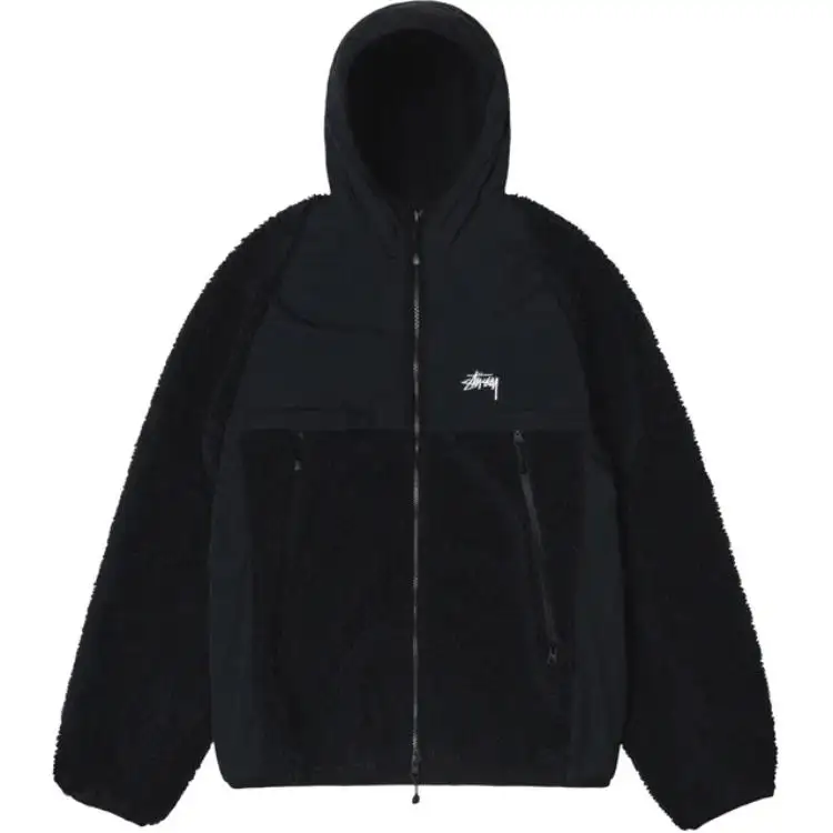 Stussy Sherpa Paneled Hooded Jacket