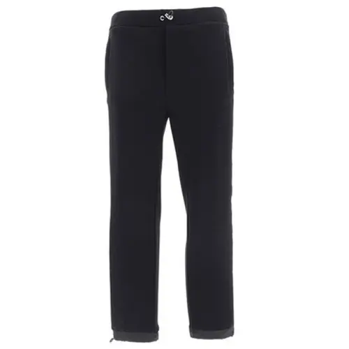 PRADA Casual Pants Men's Black Moderate Straight Fit Pants