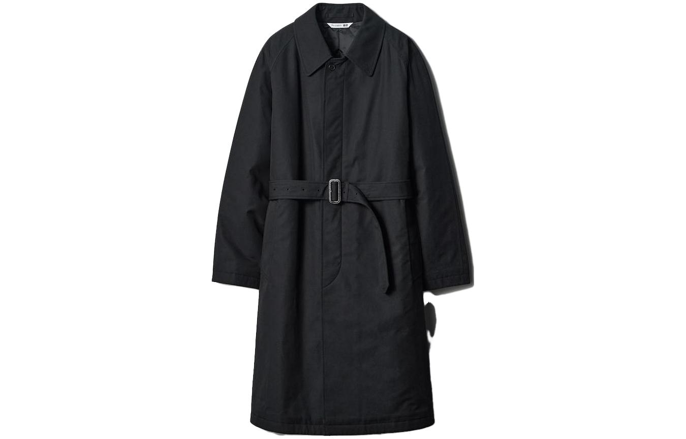 UNIQLO X JW Anderson Uniqlo Jw Anderson Co Branded Series Trench Coats Men's Black Lapel Moderate Other