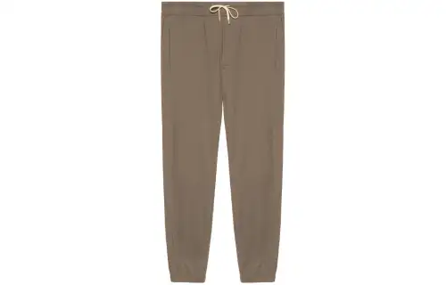 SAINT LAURENT Knitted Sweatpants Men's Ecru Moderate Other