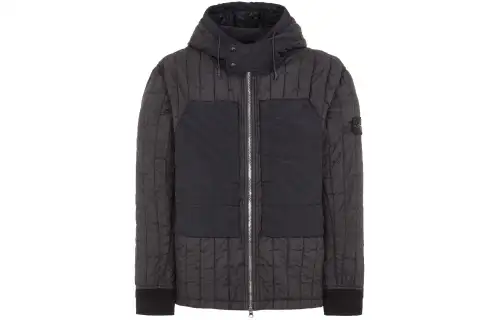 STONE ISLAND Logo Patch Quilted Jacket