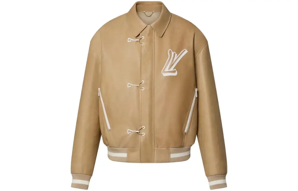 Louis Vuitton 10's leather bomber jacket