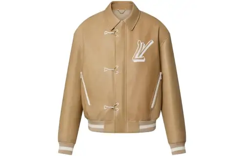 Louis Vuitton 10's leather bomber jacket