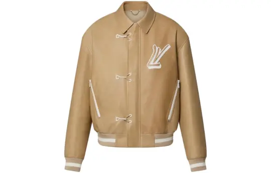 Louis Vuitton 10's leather bomber jacket