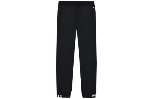 FILA Knitted Sweatpants Men's Legend Blue Moderate Straight Fit Pants