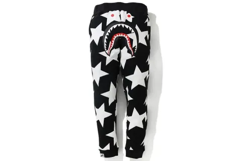 Bape Sta Pattern Shark Slim Sweatpants
