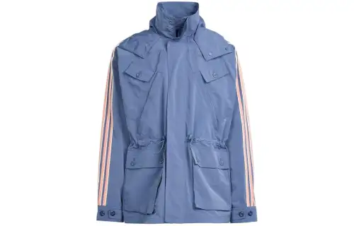 Adidas Originals Trench Coat Men's Blue
