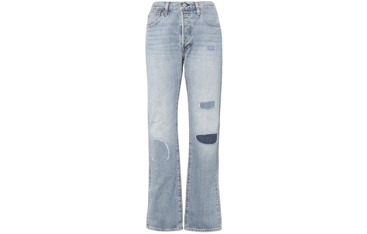 Levi's 150th Anniversary 501 Jeans Men's Blue Moderate Straight Fit Pants
