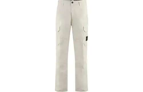 STONE ISLAND Compass Patch Straight Leg Cargo Trousers