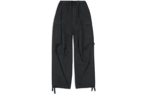 drawstring cargo trousers