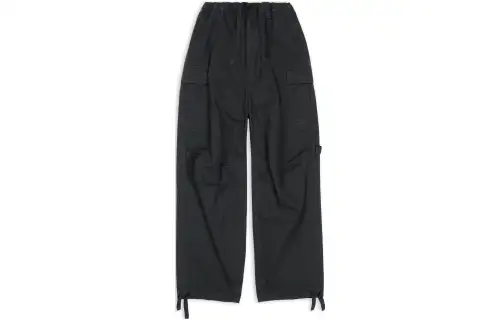 drawstring cargo trousers