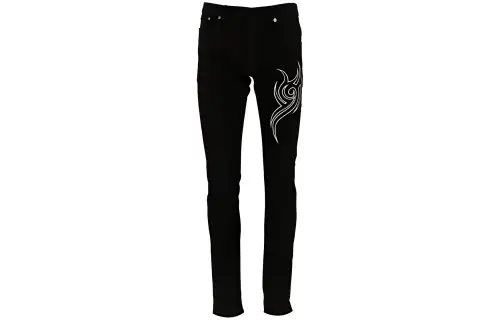DIOR Jeans Men's Black Moderate Slim Fit Pants