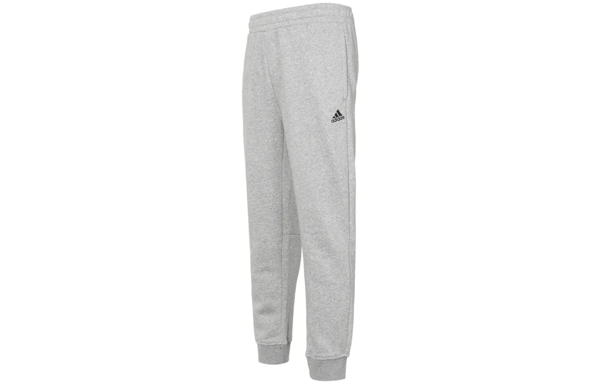 Adidas LABEL Knitted Sweatpants Men's Light Gray