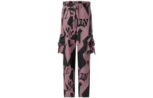 LOUIS VUITTON SS23 Cargo Pants Men's Pink