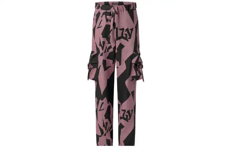 LOUIS VUITTON SS23 Cargo Pants Men's Pink