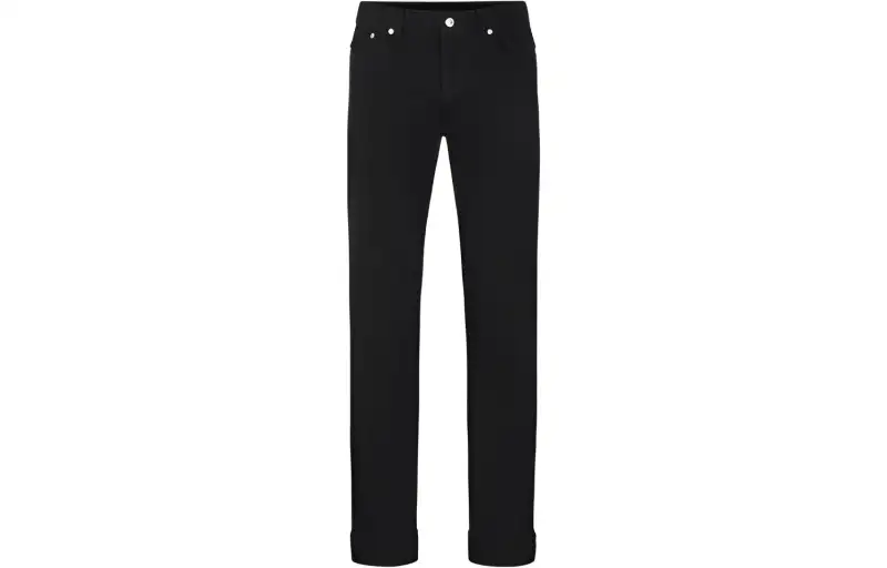 DIOR Jeans Men's Black Moderate Slim Fit Pants