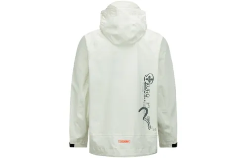EVISU Jackets Men's Beige Yellow Hooded Moderate Other