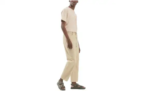 UNIQLO Jeans Men's Beige Moderate Straight Fit Pants