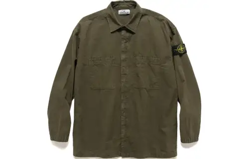 STONE ISLAND Jackets & Coats Men's Dark Green