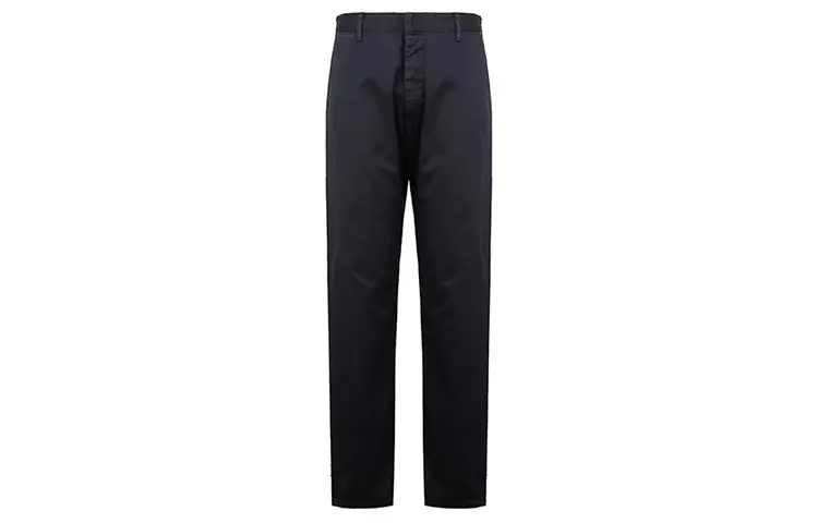 PRADA Casual Pants Men's Dark Blue Moderate Straight Fit Pants