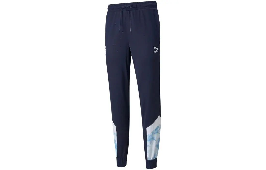 PUMA Knitted Sweatpants Men's Blue