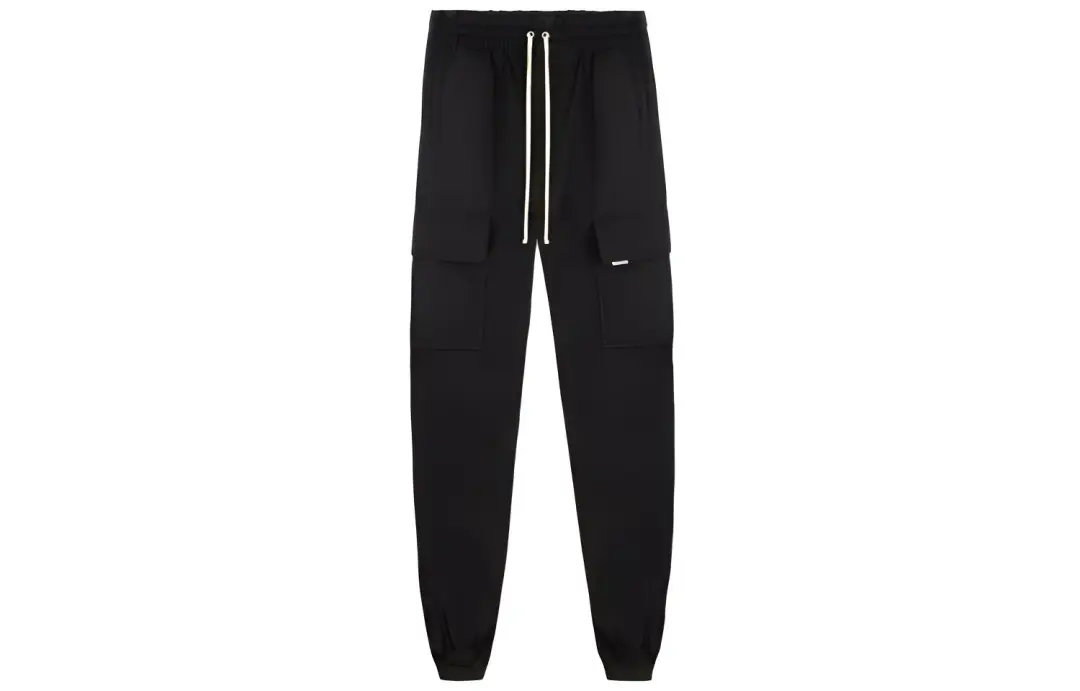 REPRESENT Casual Pants Men's Black Moderate Cuffed Pants