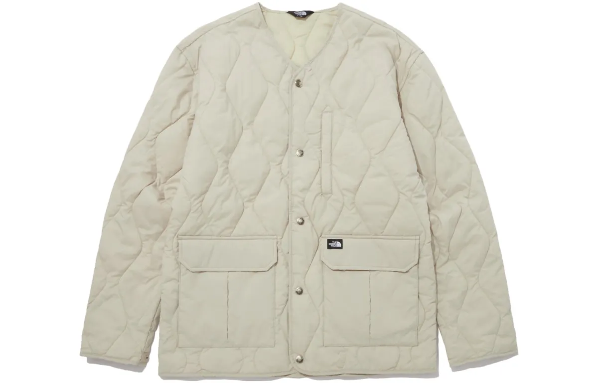 THE NORTH FACE Heat Line Cardigan Puffer Jacket Unisex Ecru