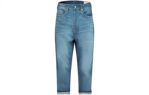 EVISU Jeans Men's Denim Blue Moderate Tapered Pants